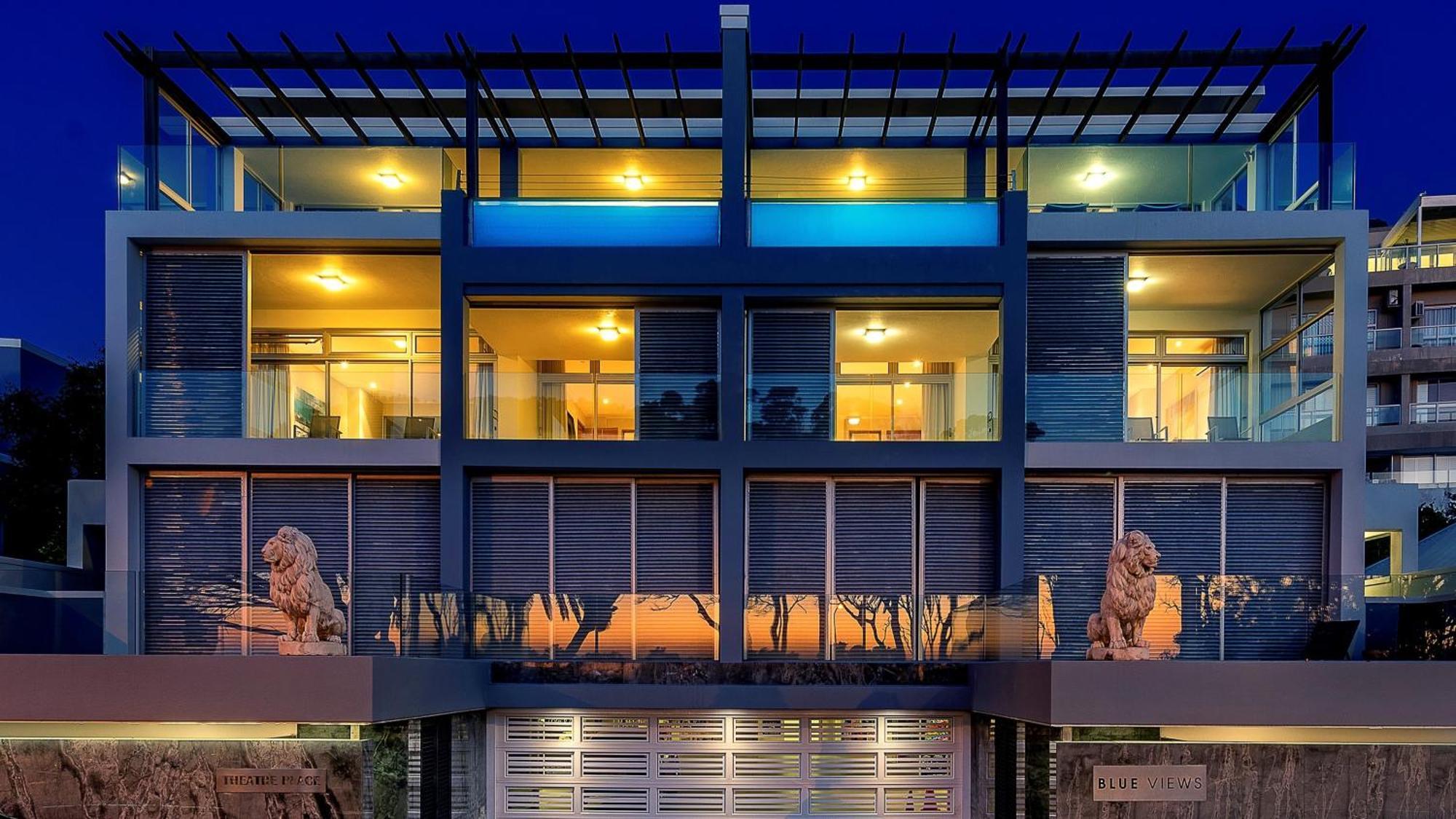 Blue Views Penthouse Beachfront Apartment With Pool Kaapstad Buitenkant foto